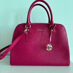 Furla genuine leather bag 